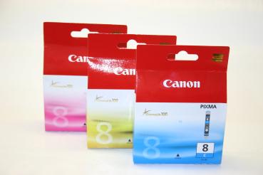 Tintenpatrone Canon CLI8 c/m/y