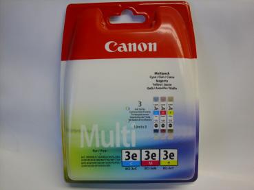Tintenpatrone Canon BCI-3e CMY Multipack
