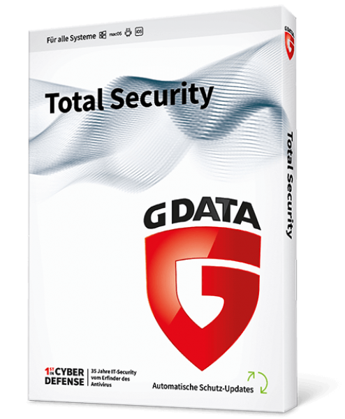 G DATA Total  Security  3 Geräte 1 Jahr